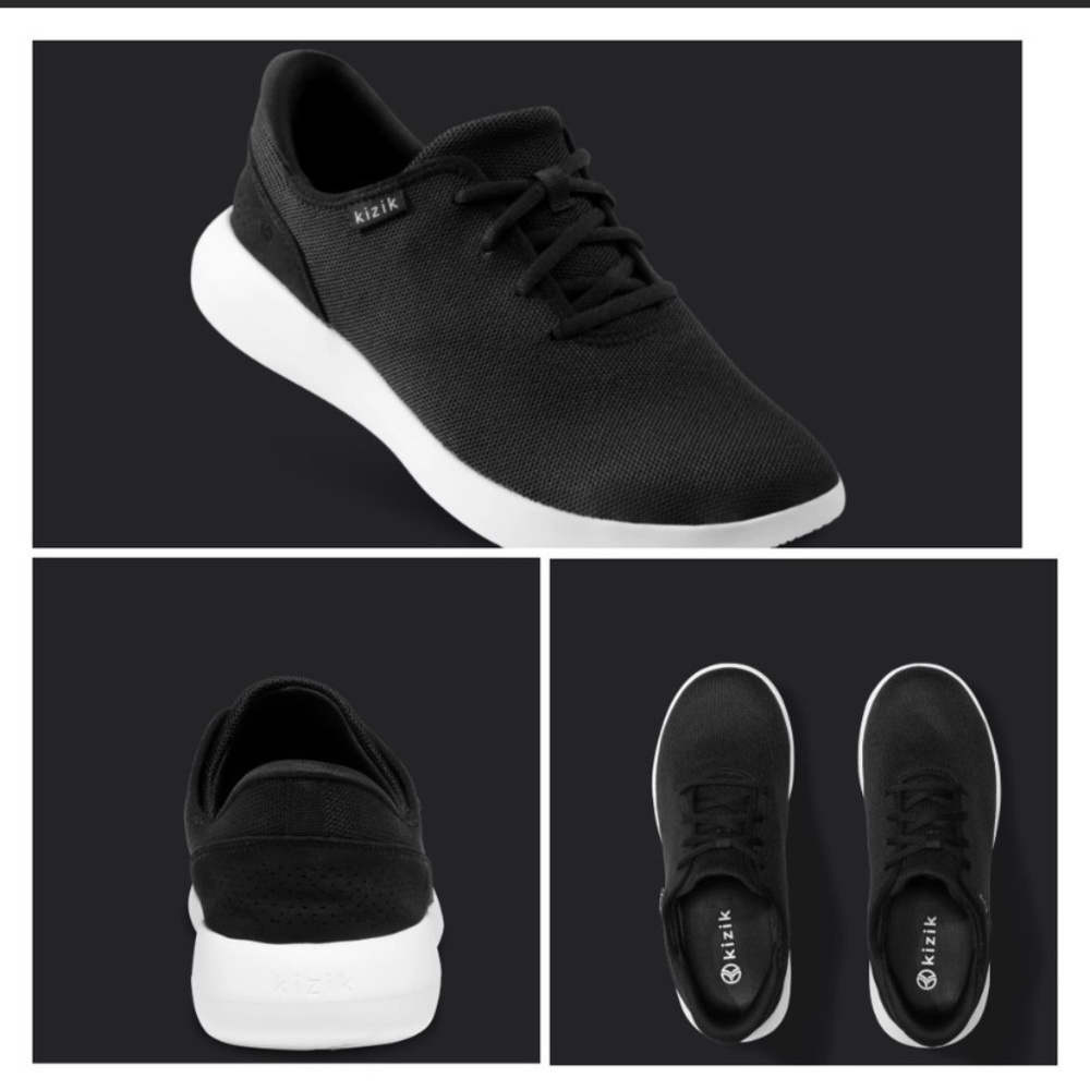 Kizik Men's Madrid Eco Knit in Black